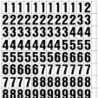 Numeros Adhesivos